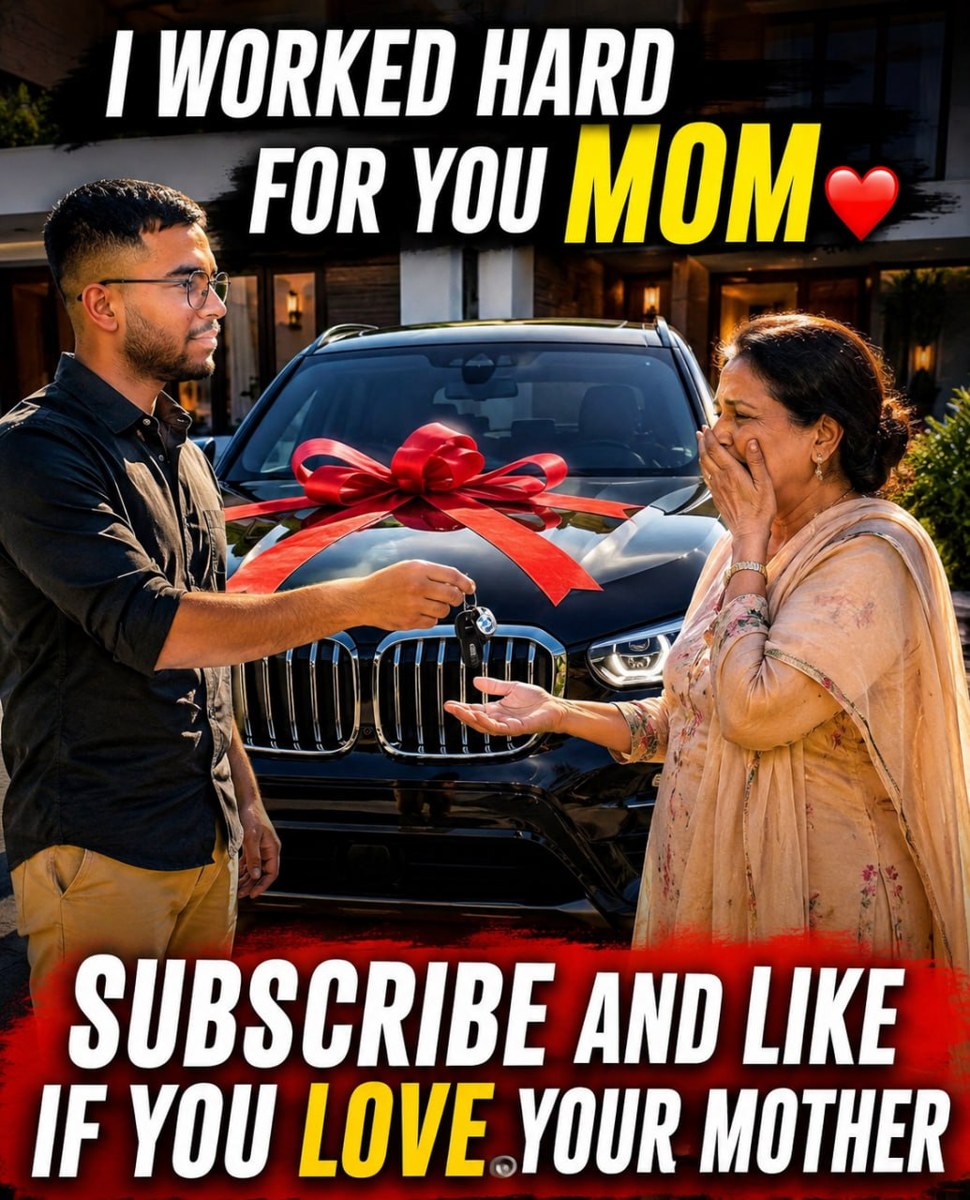 Handing my mum the keys